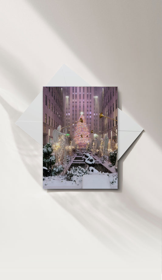 HOLIDAY CARD SET | NYC ROCKEFELLER CENTER CHRISTMAS TREE