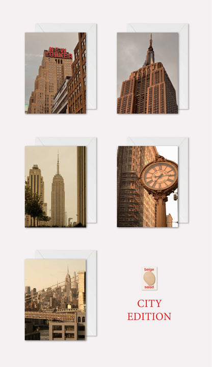 NYC MIXED CARD SET OF 5  | ICONIC